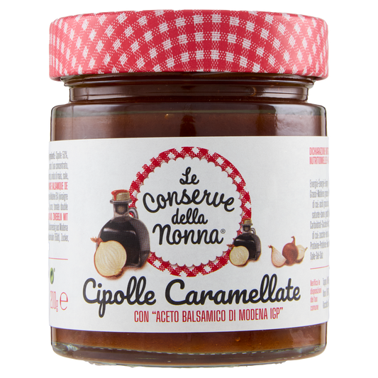CONSERVE DELLA NONNA CIPOLLE CARAMELLATE 200g (6 in a box) available from our italian retail store