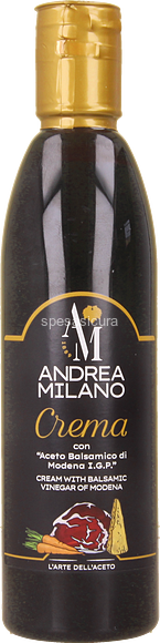 ANDREA MILANO GLASSA DI ACETO BALSAMICO 250ml (12 in a box)