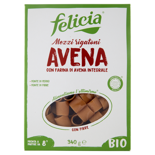 FELICIA MEZZI RIGATONI AVENA 340g (12 in a box)