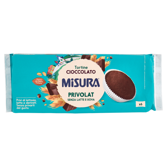 MISURA TORTINA CIOCCOLATO 240g (10 in a box)available from our italian retail store