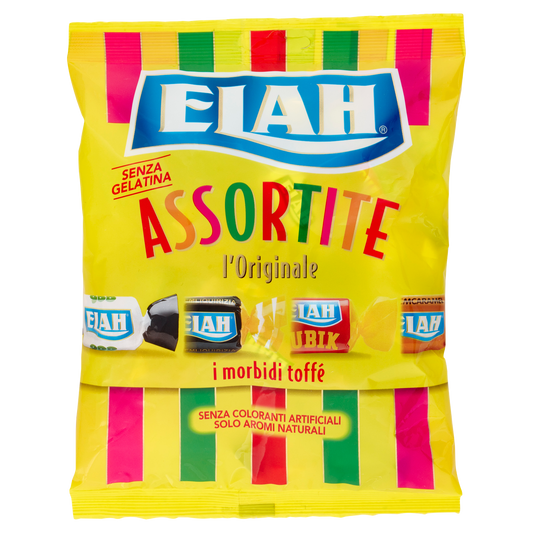ELAH CARAMELLE TOFEE ASSORTITE 150g (15 in a box) available from our italian retail store