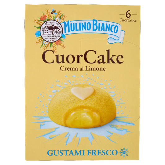 MULINO BIANCO CUORCAKE LIMONE 210g (8 in a box)