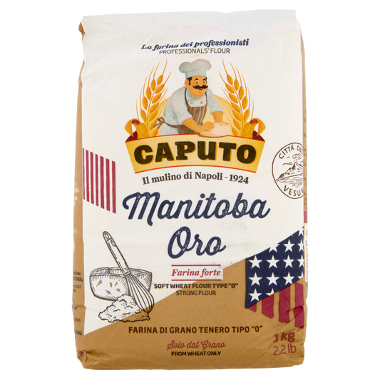CAPUTO FARINA MANITOBA 1kg (10 in a box)available from our italian retail store
