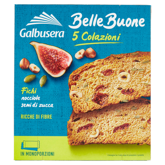 GALBUSERA BELLE BUONE FETTE BISCOTTATE FICHI E NOCI 200g (10 in a box)available from our italian retail storeavailable from our italian retail store