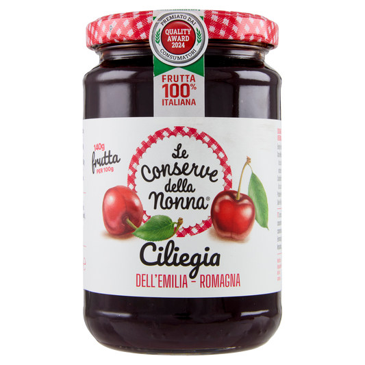 CONSERVE DELLA NONNA CONFETTURA EXTRA DI CILIEGE 340g (12 in a box) available from our italian retail store