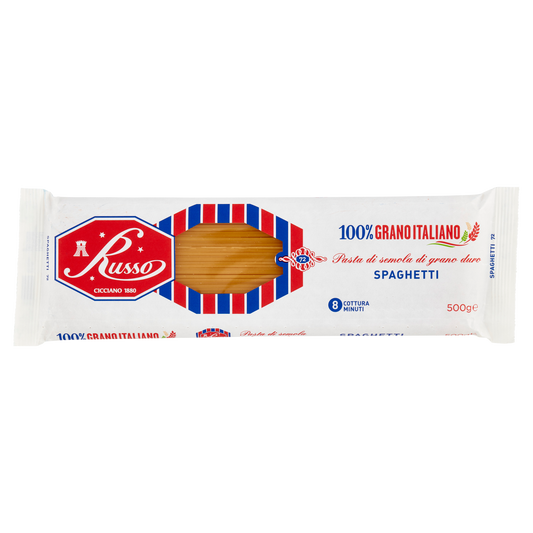 RUSSO PASTA DI SEMOLA SPAGHETTI 500g (24 in a box)