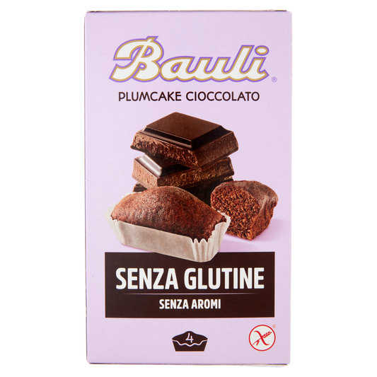 BAULI PLUMCAKE CIOCCOLATO SENZA GLUTINE 132g(8 in a box)