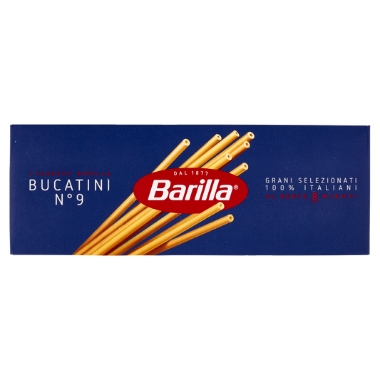BARILLA PASTA DI SEMOLA BUCATINI N.9 500g (24 in a box)