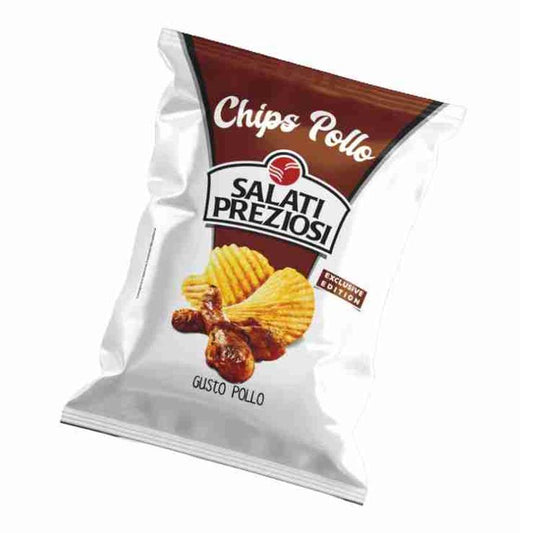 SALATI PREZIOSI PATATINE POLLO 110g (20 in a box)available from our italian retail store