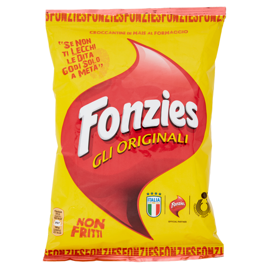 FONZIES SNACK SACCHETTO 100g (24 in a box)available from our italian retail store