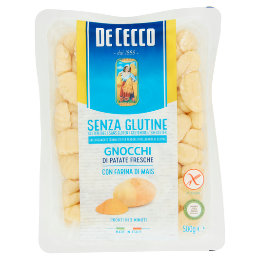 DE CECCO GNOCCHI SENZA GLUTINE 500g (12 in a box)
