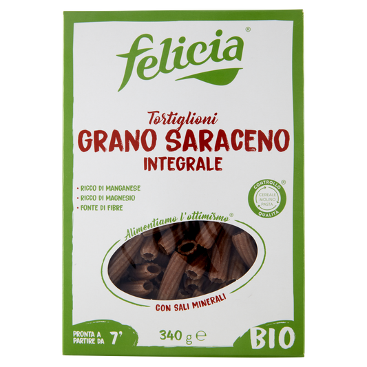 FELICIA TORTIGLIONI GRANO SARACENO 340g (14 in a box)