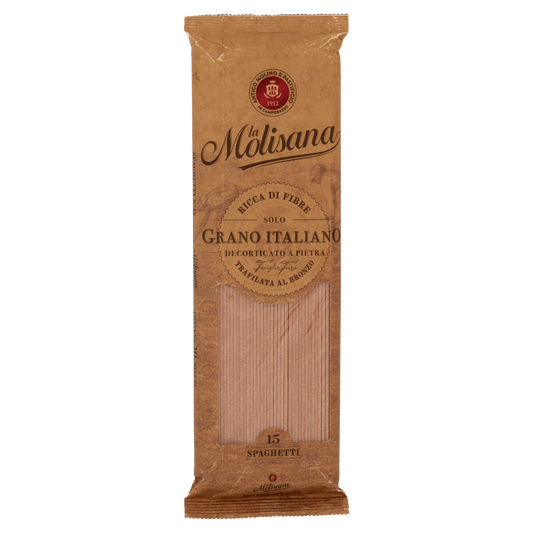 MOLISANA SPAGHETTI N°15 INTEGRALI 500g (18 in a box)