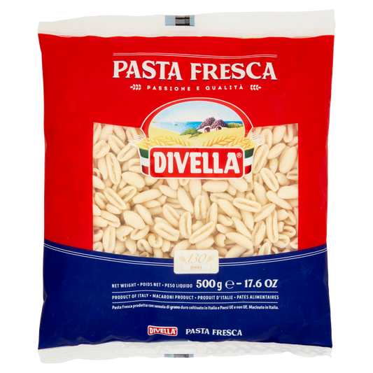 DIVELLA CAVATELLI DI SEMOLA 500g (10 in a box)available from our italian retail store