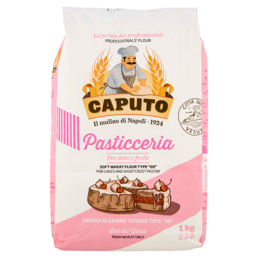 CAPUTO FARINA 00 PASTICCERIA 1kg (10 in a box)available from our italian retail store