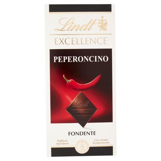 LINDT EXCELLENCE PEPERONCINO 100g (20 in a box)available from our italian retail store