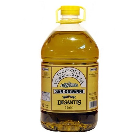 DESANTIS SAN GIOVANNI OLIO EXTRAVERGINE D'OLIVA 5l (2 in a box)available from our italian retail store