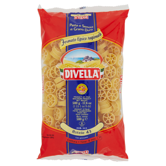 DIVELLA FORMATI SPECIALI ROTELLE N.43 500g (24 in a box)available from our italian retail store
