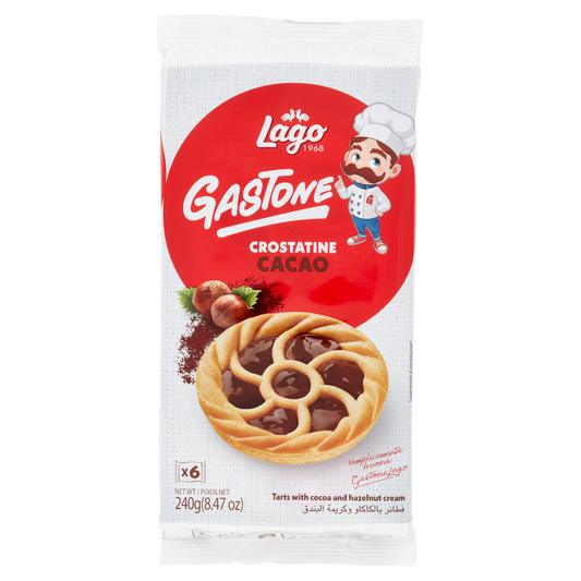 LAGO CROSTATINA CACAO X6 240g (20 in a box)