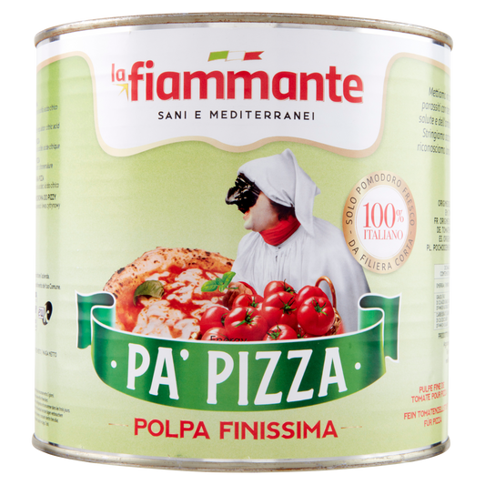 FIAMMANTE PA' PIZZA 2,5kg (6 in a box) available from our italian retail store