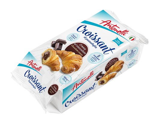 ANTONELLI CROISSANT CREMA CIOCCOLATO E LATTE X 5 250g (8 in a box)