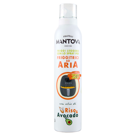 MANTOVA OLIO SPRAY X FRIGGITRICE ARIA 200ml (6 in a box)available from our italian retail store