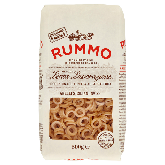 RUMMO ANELLI SICILIANI N.23 500g(16 in a box) available from our italian retail store