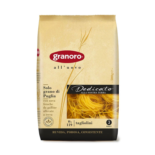 GRANORO DEDICATO TAGLIOLINI UOVO N.119 500g (12 in a box)