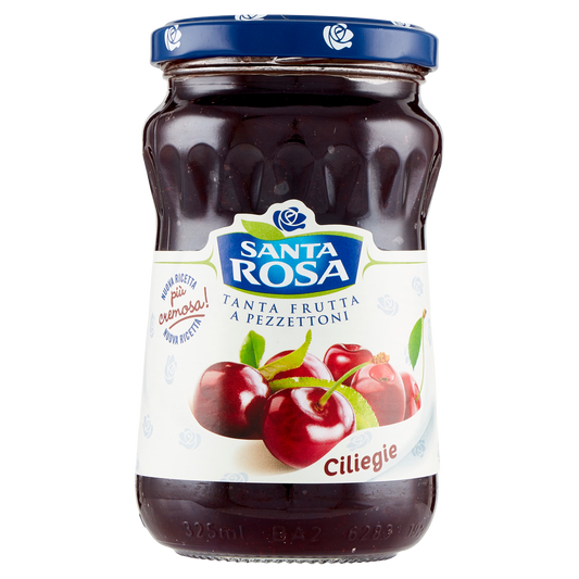 SANTA ROSA CONFETTURA CILIEGIE 350g (12 in a box)available from our italian retail store