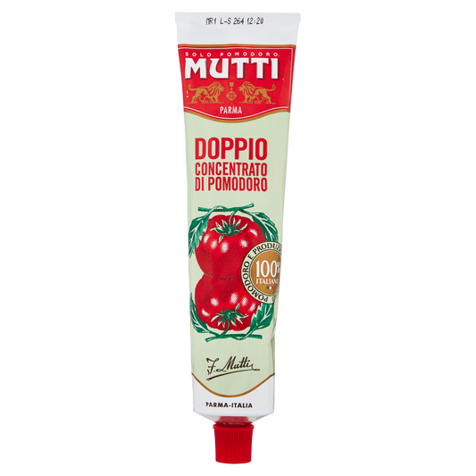 MUTTI DOPPIO CONCENTRATO DI POMODORO 130g (24 in a box)available from our italian retail store