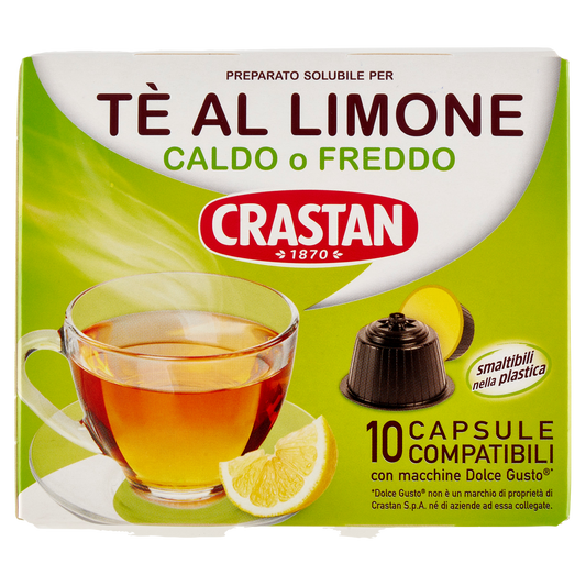 CRASTAN TE LIMONE TE LIMONE CAPSULE D.G. X 10 (6 in a box)
