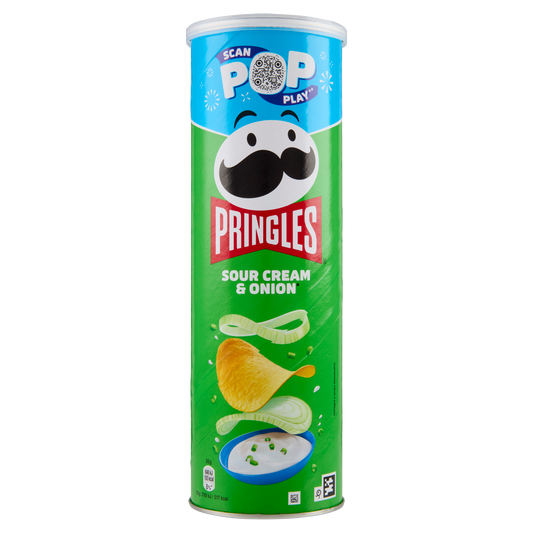 PRINGLES PATATINE SOURCREAM & ONION 175g (19 in a box)available from our italian retail store