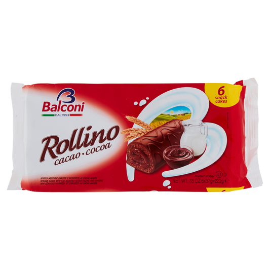 BALCONI ROLLINO CACAO X6 222g (20 in a box)