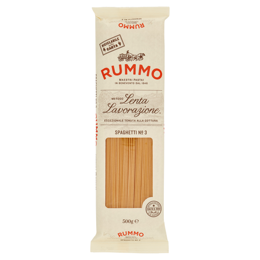 RUMMO SPAGHETTI N.3 500g (24 in a box) available from our italian retail store