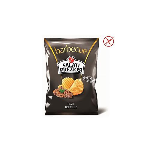 SALATI PREZIOSI PATATINE GRIGLIATE BARBECUE 110g (20 in a box)available from our italian retail store