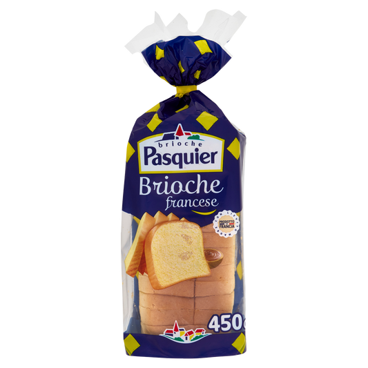PASQUIER PAN BRIOCHE A FETTE FRANCESE 450g (7 in a box)