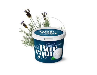 Tamburro burrata tub 125g x 10  (cheese available from uk store)