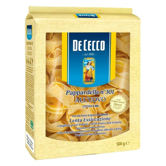 DE CECCO PAPPARDELLE N.301 - 8x500G