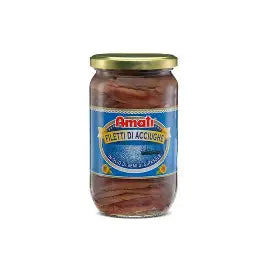 AMATI FILETTI DI ANCHOVIES STESE OLIO DI GIRASOLE  600G JAR