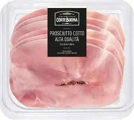 PROSCIUTTO COTTO AFFETATO 500G  CORTEBUONA