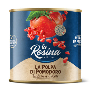 La Rosina Chopped Tomatoes 2.5kg x 6 (available from uk store)