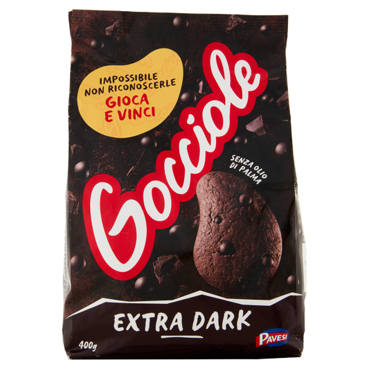PAVESI GOCCIOLE EXTRA DARK 400g (12 in a box)
