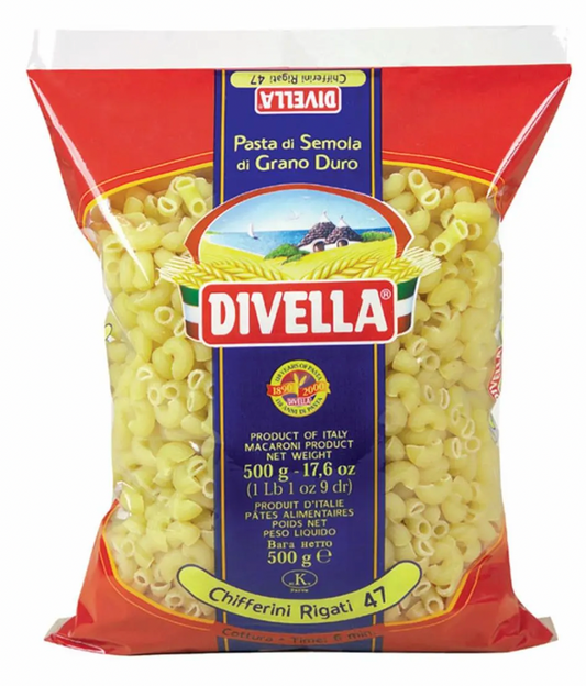 DIVELLA CHIFFERINI 500g (24 in a box)available from our italian retail store