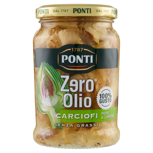PONTI CARCIOFI SENZA OLIO 300g (12 in a box)