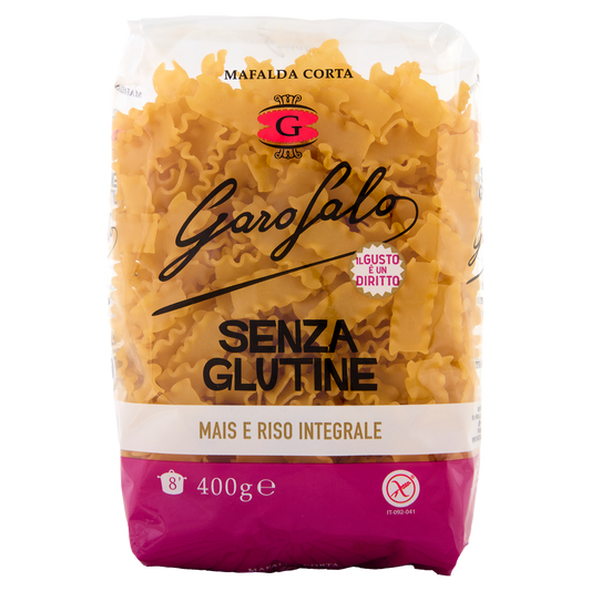 GAROFALO PASTA SENZA GLUTINE MAFALDE CORTE 500g (8 in a box)