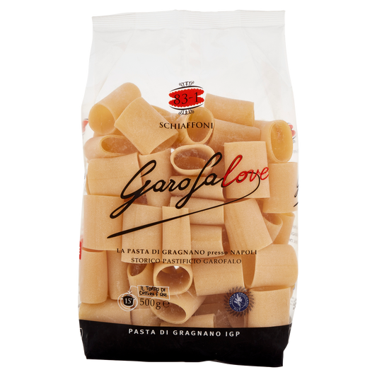 GAROFALO PASTA DI SEMOLA FORMATI SPECIALI SCHIAFFONI 500g (12 in a box)available from our italian retail store