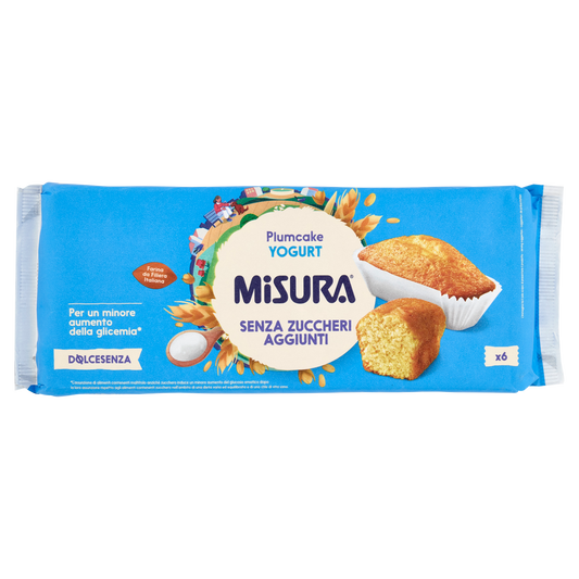 MISURA PLUMCAKE no added sugar X6 190g (12 in a box)
