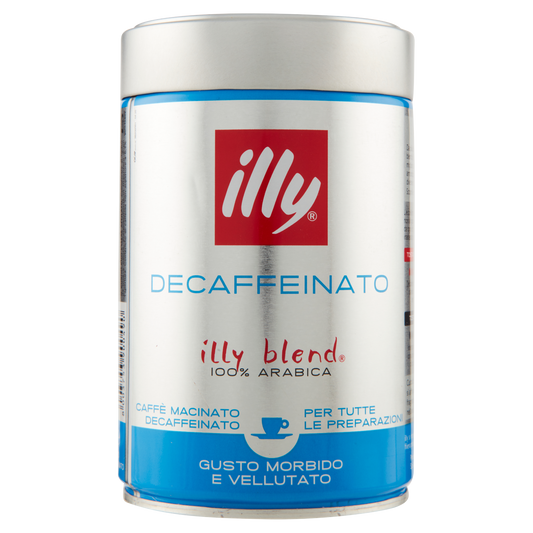 ILLY CAFFE' DECAFFEINATO 250g (6 in a box)