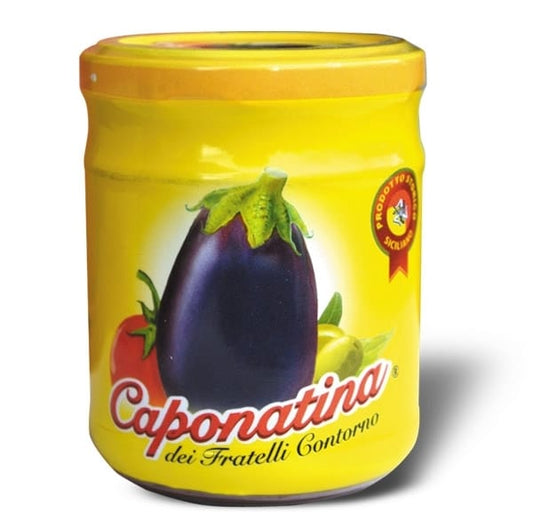 FRATELLI CONTORNO CAPONATINA DI MELANZANE 200g (24 in a box)available from our italian retail store
