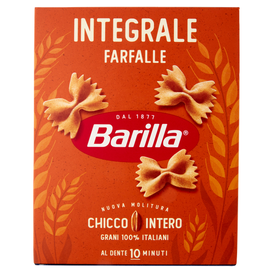 BARILLA PASTA INTEGRALE FARFALLE 500g (10 in a box)